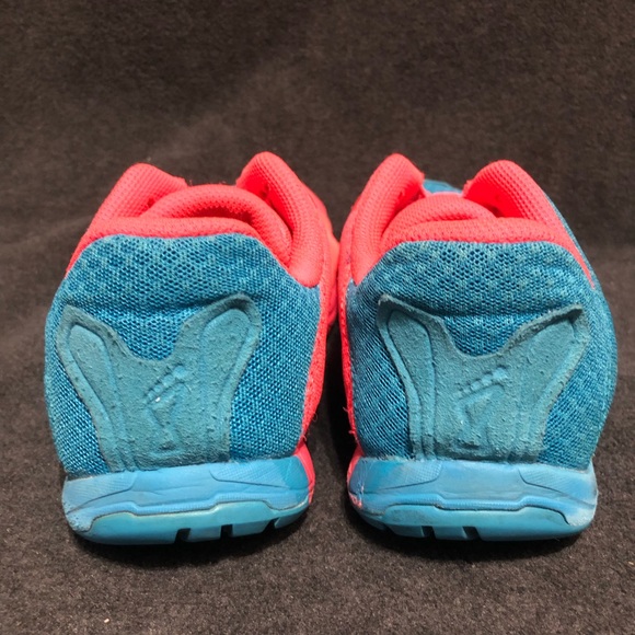 Inov8 F Lite 235 Rope Tec Womens Size 8.5 Blue Pink Coral Training Running Shoes - Picture 4 of 11